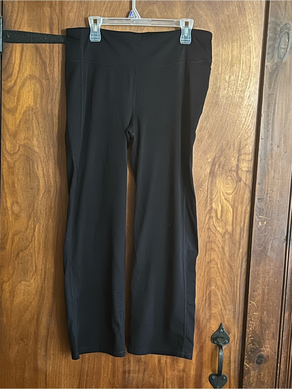 all in motion Black Boot-Cut Flare Pants
